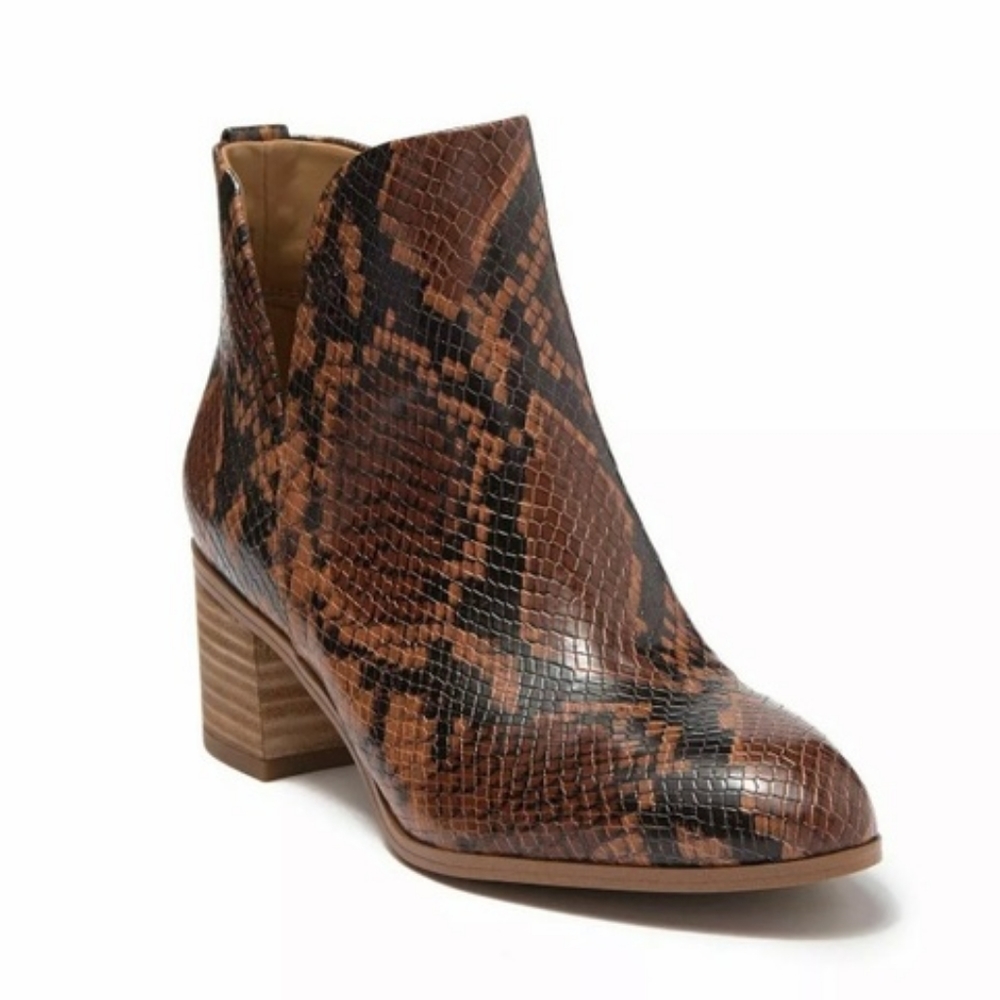 FRANCO SARTO Roar boots, Embossed Snakeskin